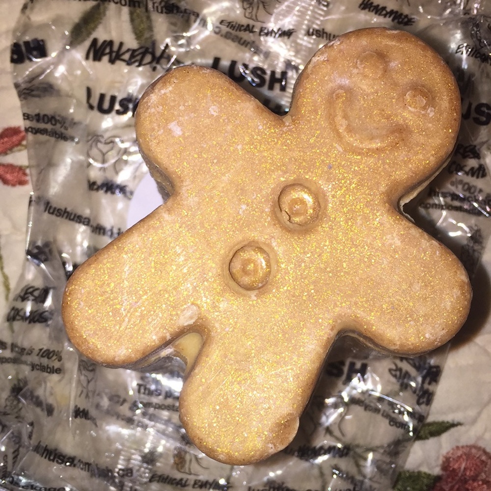 Lush gingerman sparkle jar